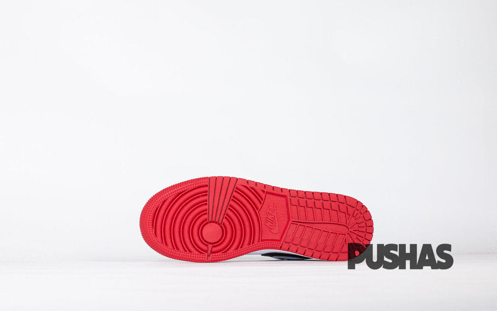 Air Jordan 1 Low White University Red Black GS (2020)