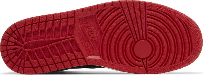 Air Jordan 1 Mid Bred Shadow /Grey Fire Red
