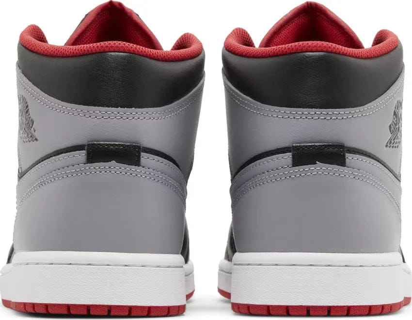Air Jordan 1 Mid Bred Shadow /Grey Fire Red