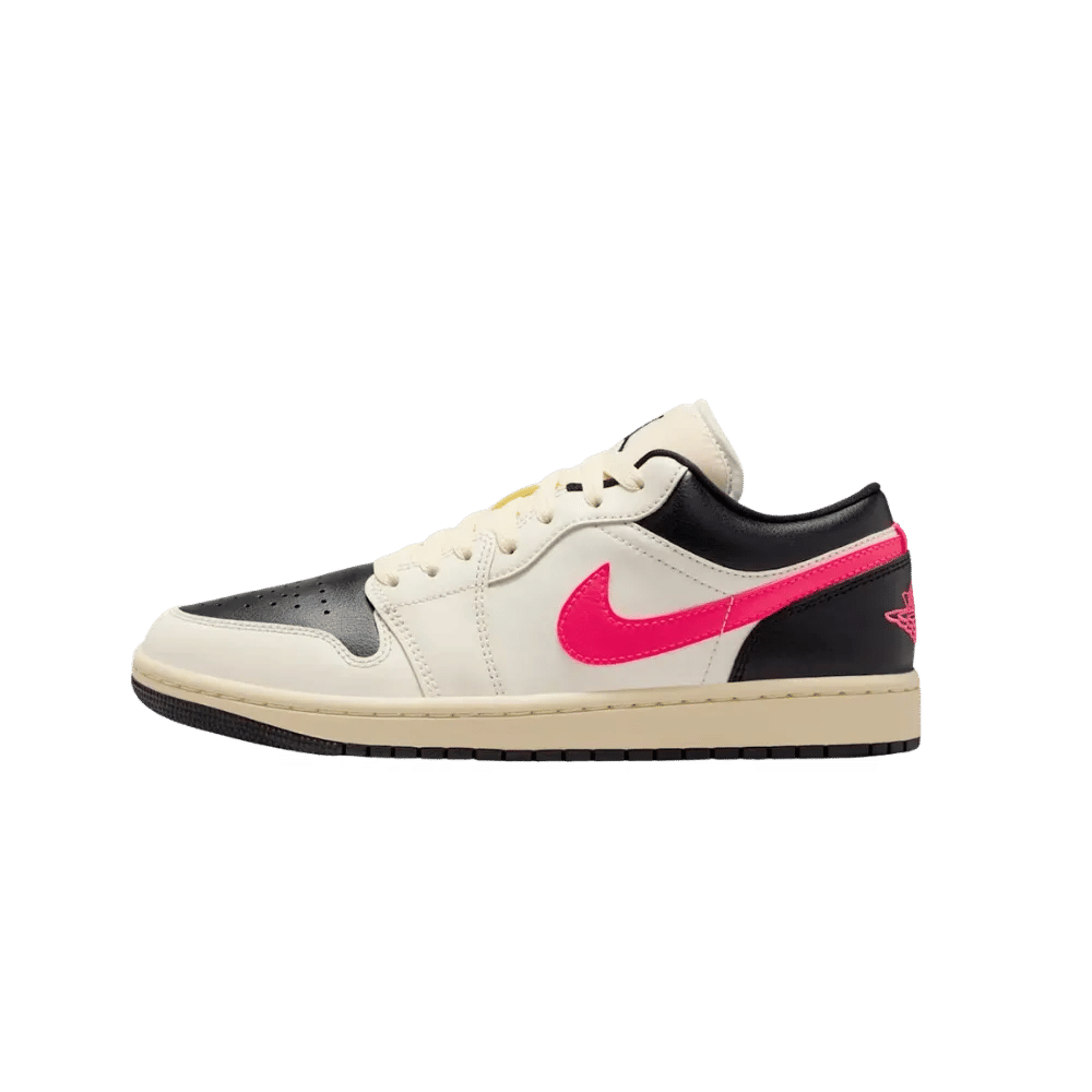 Air Jordan 1 Low Pale Ivory Black Muslin