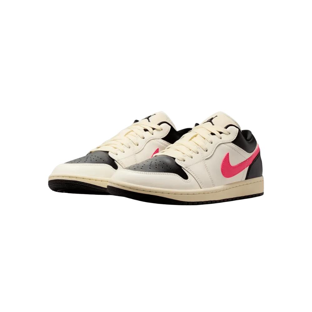 Air Jordan 1 Low Pale Ivory Black Muslin