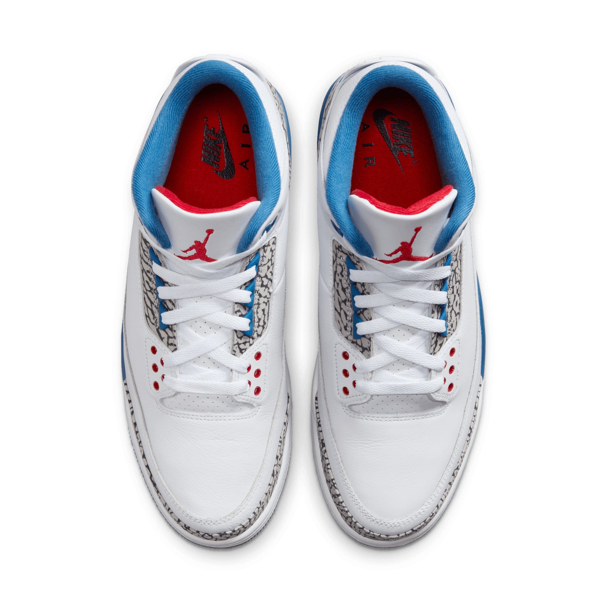 Air Jordan 3 Retro OG WHITE/FIRE RED - TRUE BLUE IF4396 - 104