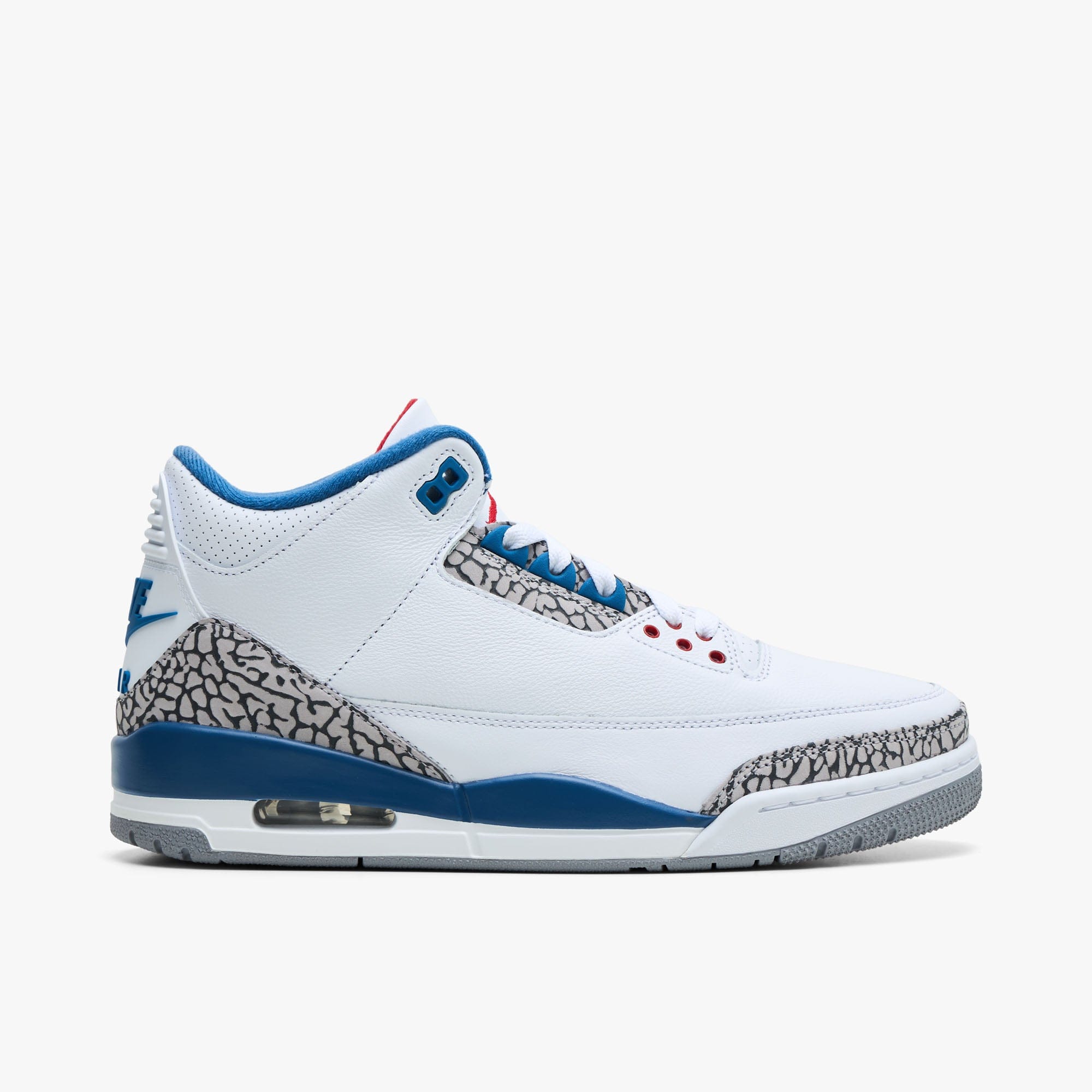 Air Jordan Jordan 3 Retro White / True Blue - Fire Red
