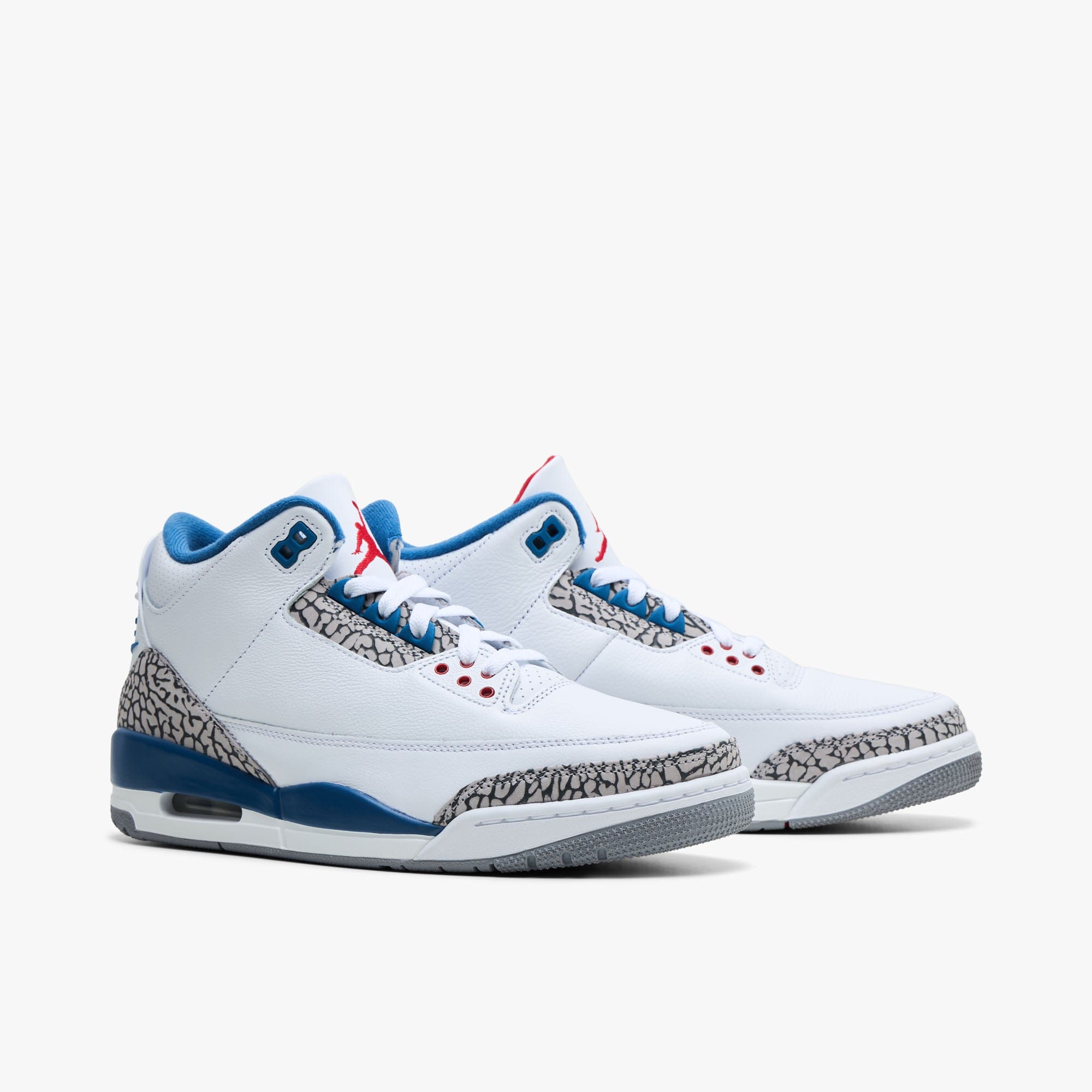 Air Jordan Jordan 3 Retro White / True Blue - Fire Red