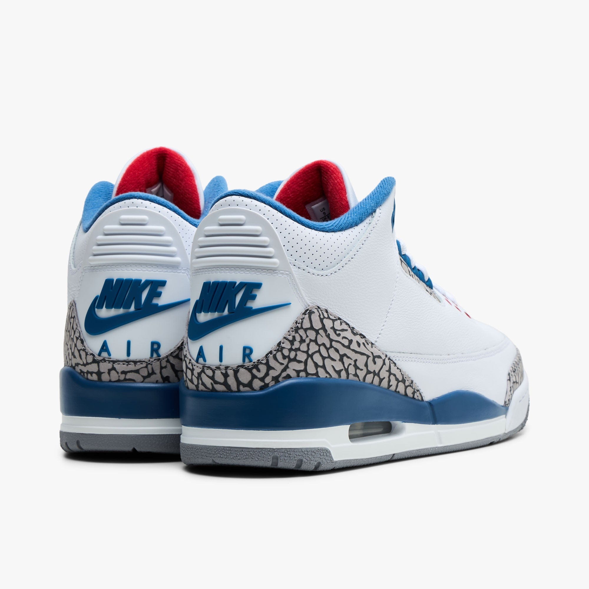 Air Jordan Jordan 3 Retro White / True Blue - Fire Red