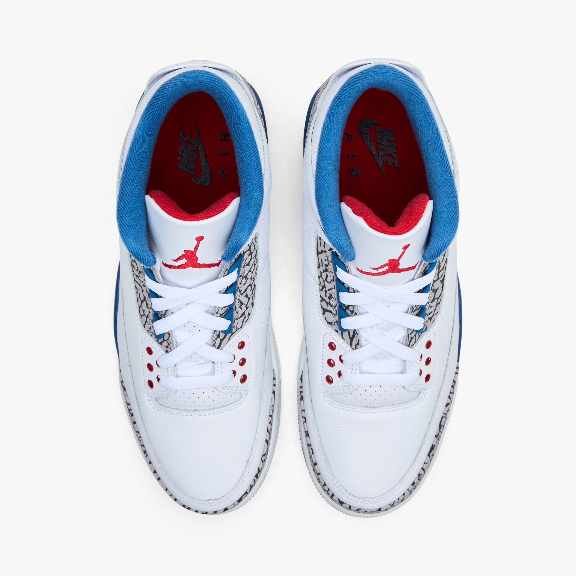 Air Jordan Jordan 3 Retro White / True Blue - Fire Red