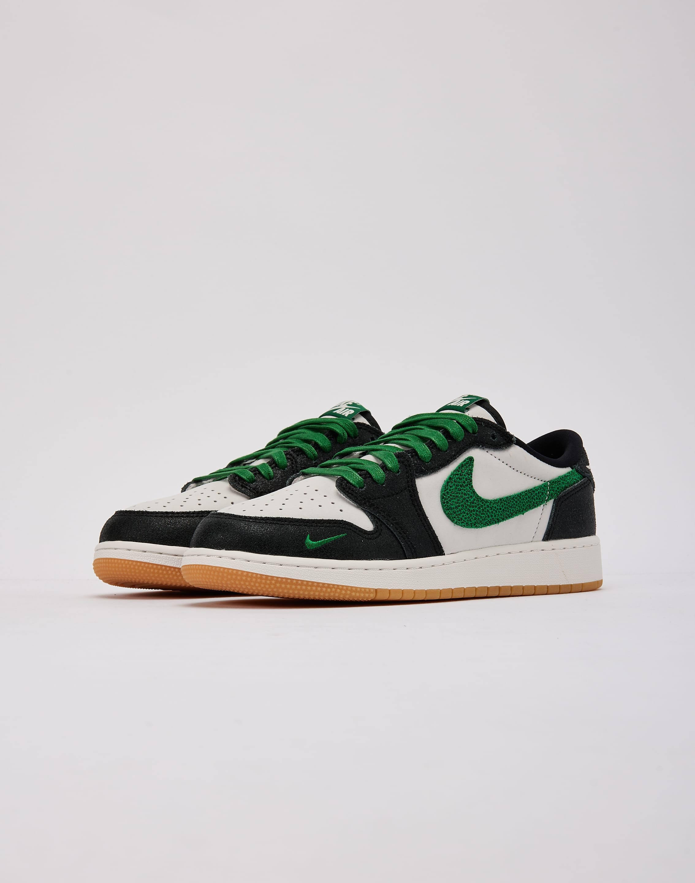 Air Jordan Jordan Air Jordan 1 Retro Low OG Phantom and Pine Green Grade - School