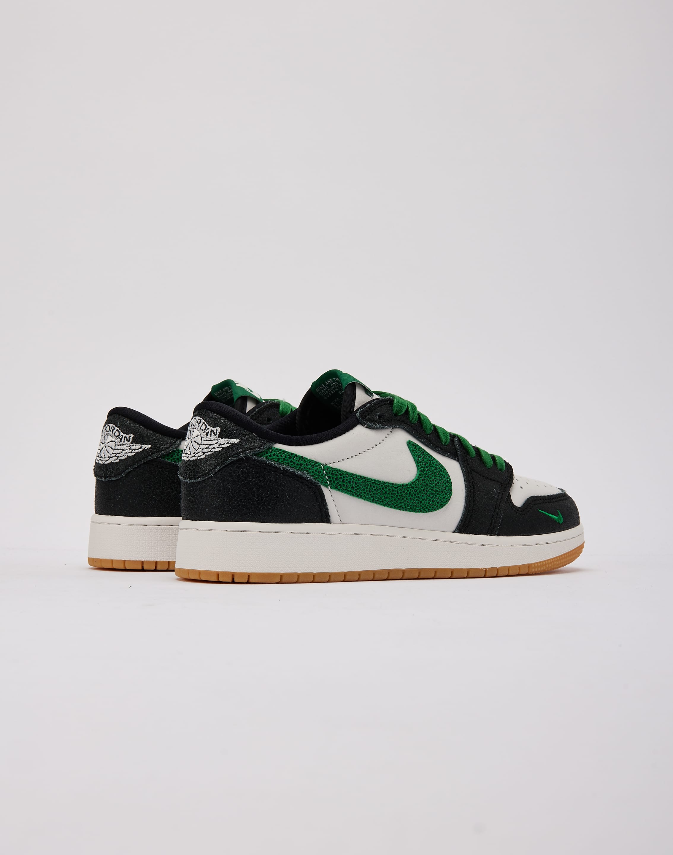 Air Jordan Jordan Air Jordan 1 Retro Low OG Phantom and Pine Green Grade - School