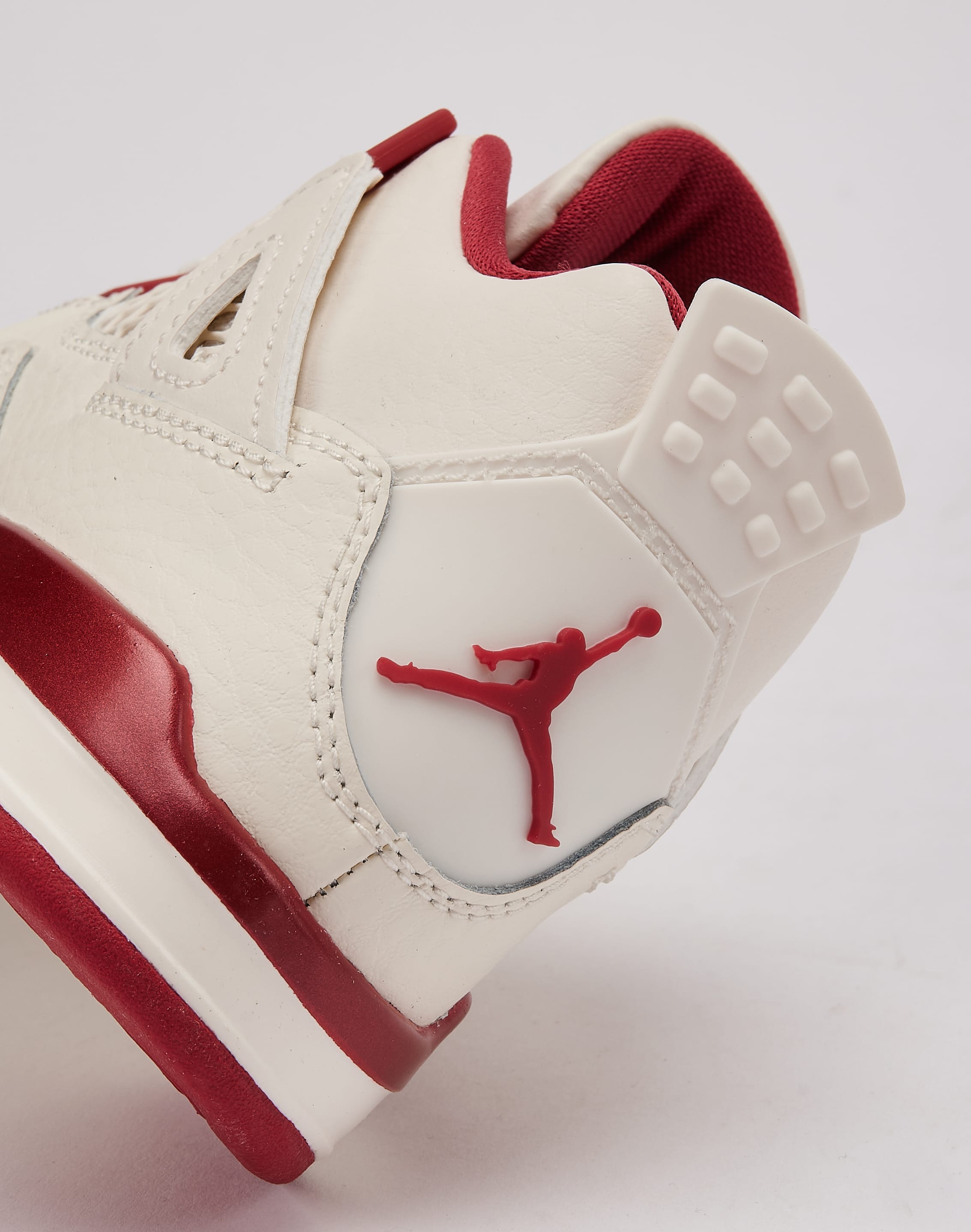 Air Jordan Jordan Air Jordan 4 Retro Pale Ivory and Tough Red Pre - School