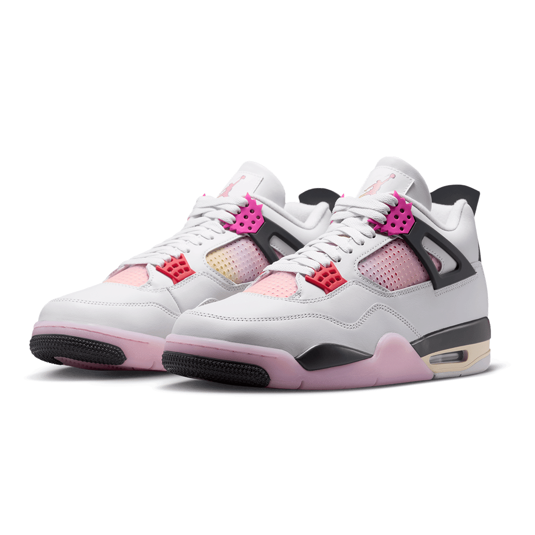 AIR JORDAN 4 RETRO COMIC OFF WHITE / FIRE PINK