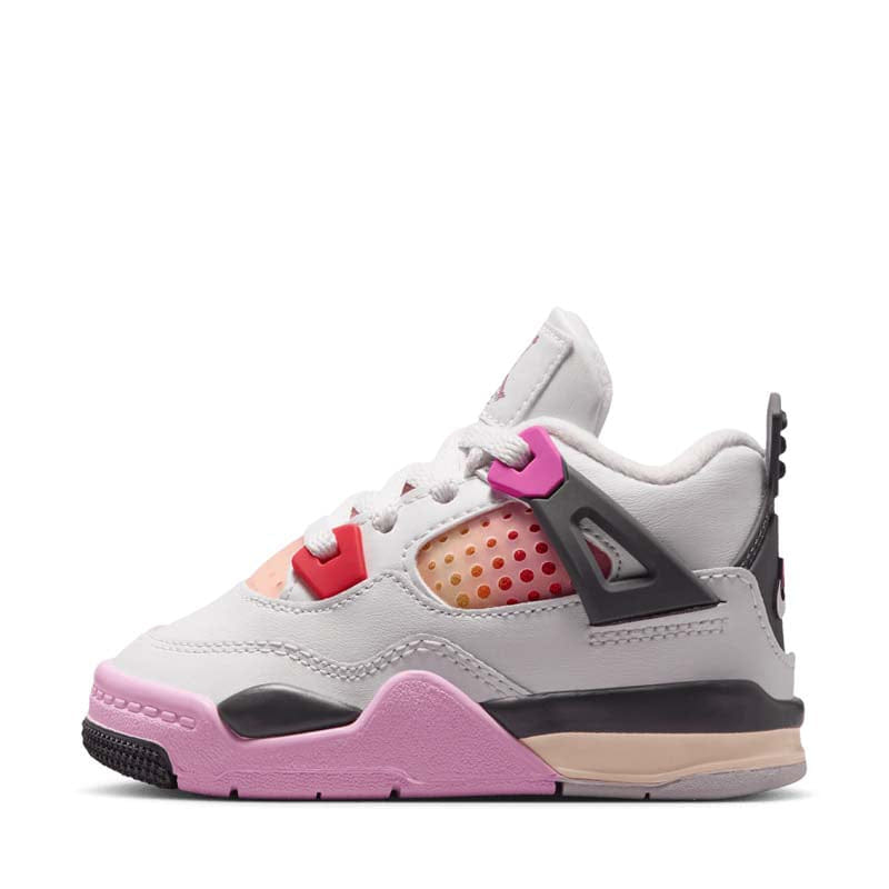 Air Jordan Jordan 4 Retro Comic (TD) - Off White/ Fire Pink
