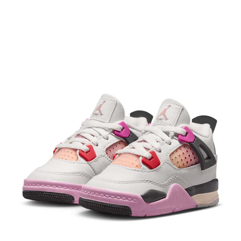 Air Jordan Jordan 4 Retro Comic (TD) - Off White/ Fire Pink