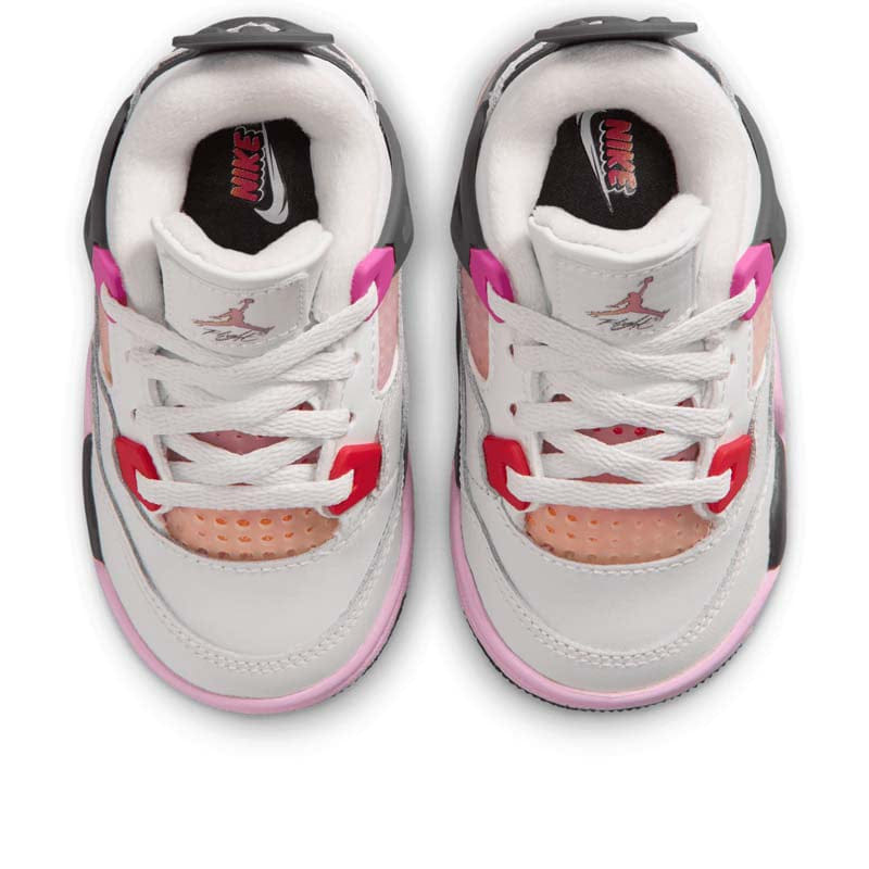 Air Jordan Jordan 4 Retro Comic (TD) - Off White/ Fire Pink