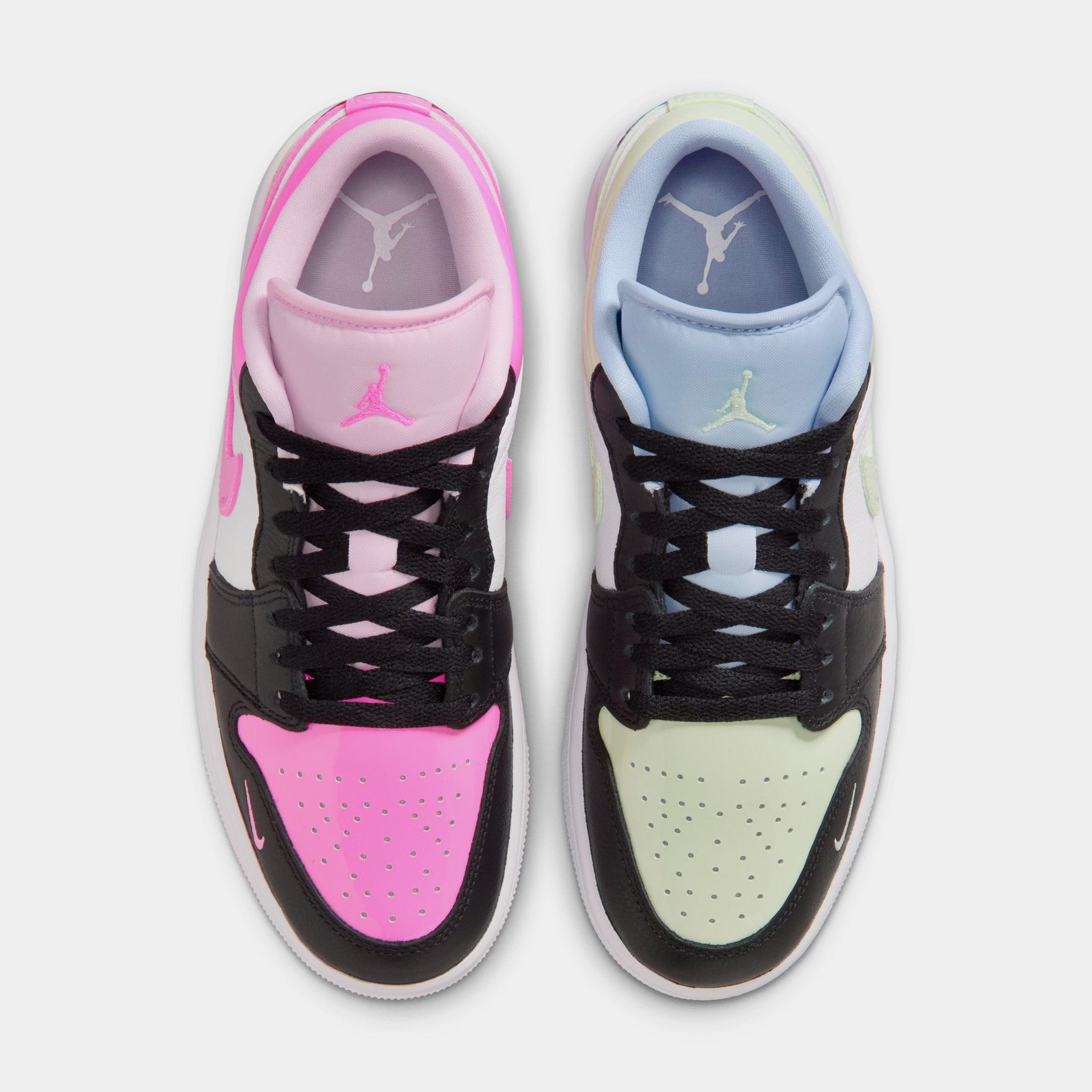 Air Jordan 1 Low SE Womens Lifestyle Shoes (Black/Pink Spell/White)