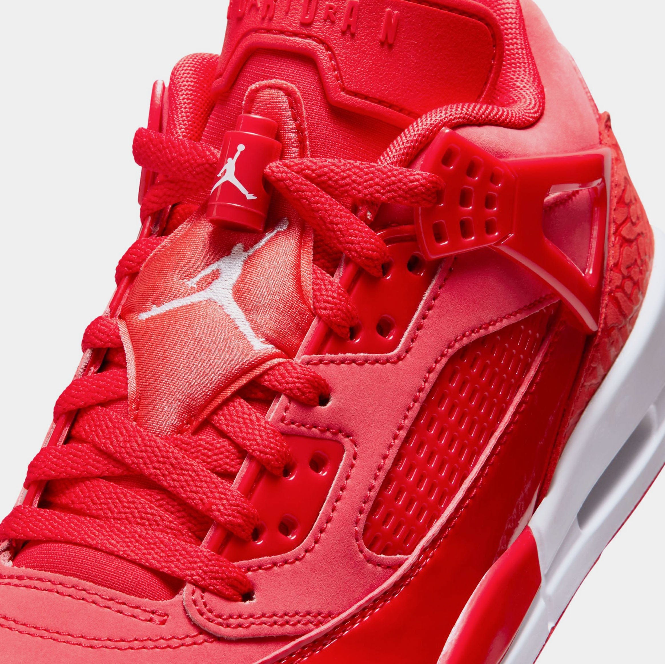 Air Jordan Spizike Low Womens Basketball Shoes (University Red/Daring Red/Pink Foam)