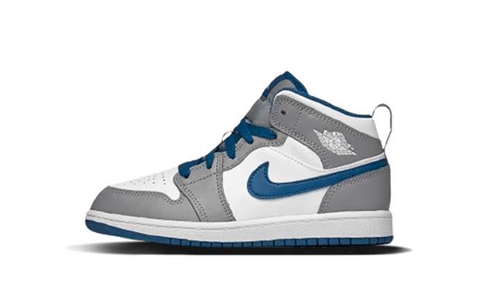 Nike Air Jordan 1 Mid True Blue Enfant (PS)
