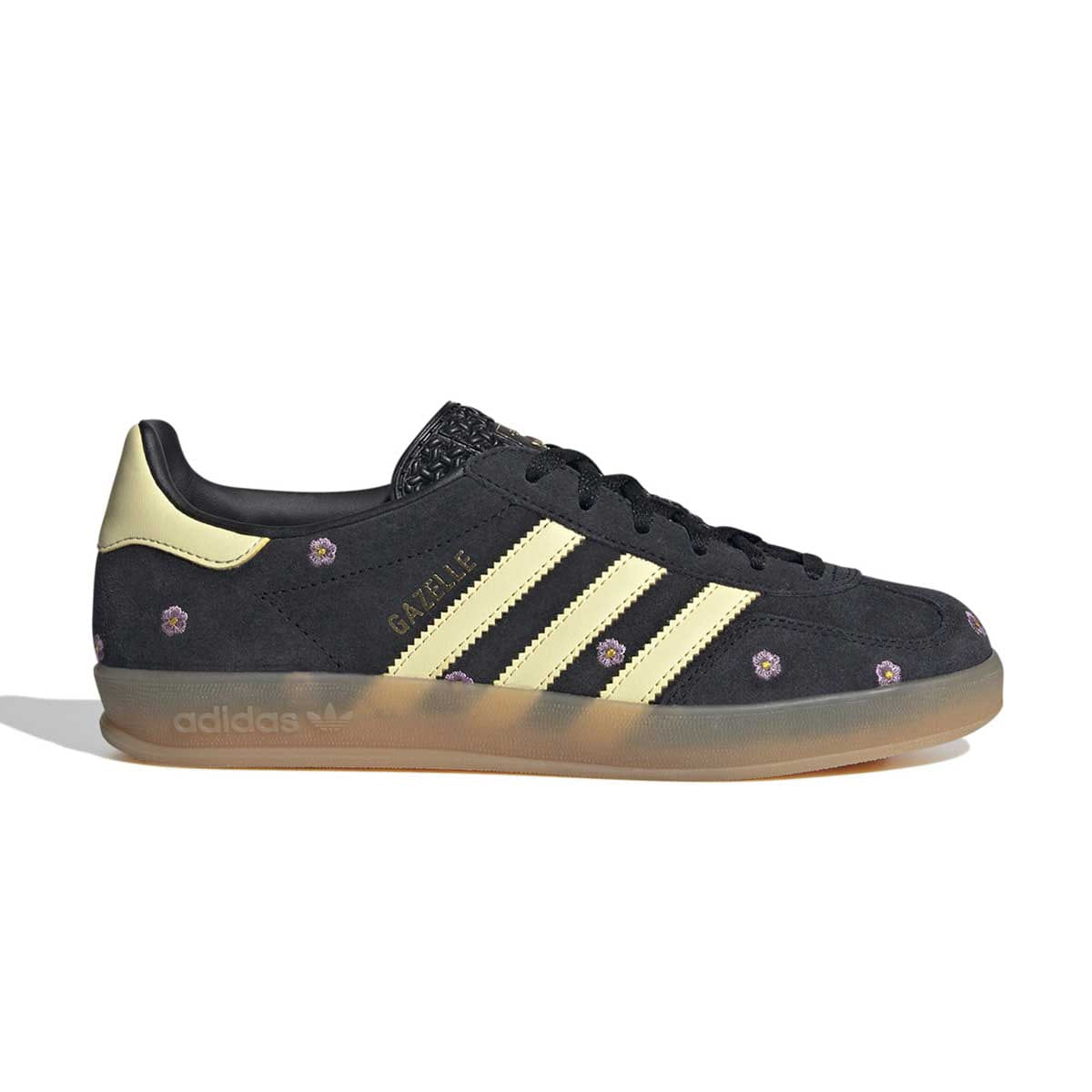 adidas Wmns Gazelle Indoor Black Almost Yellow