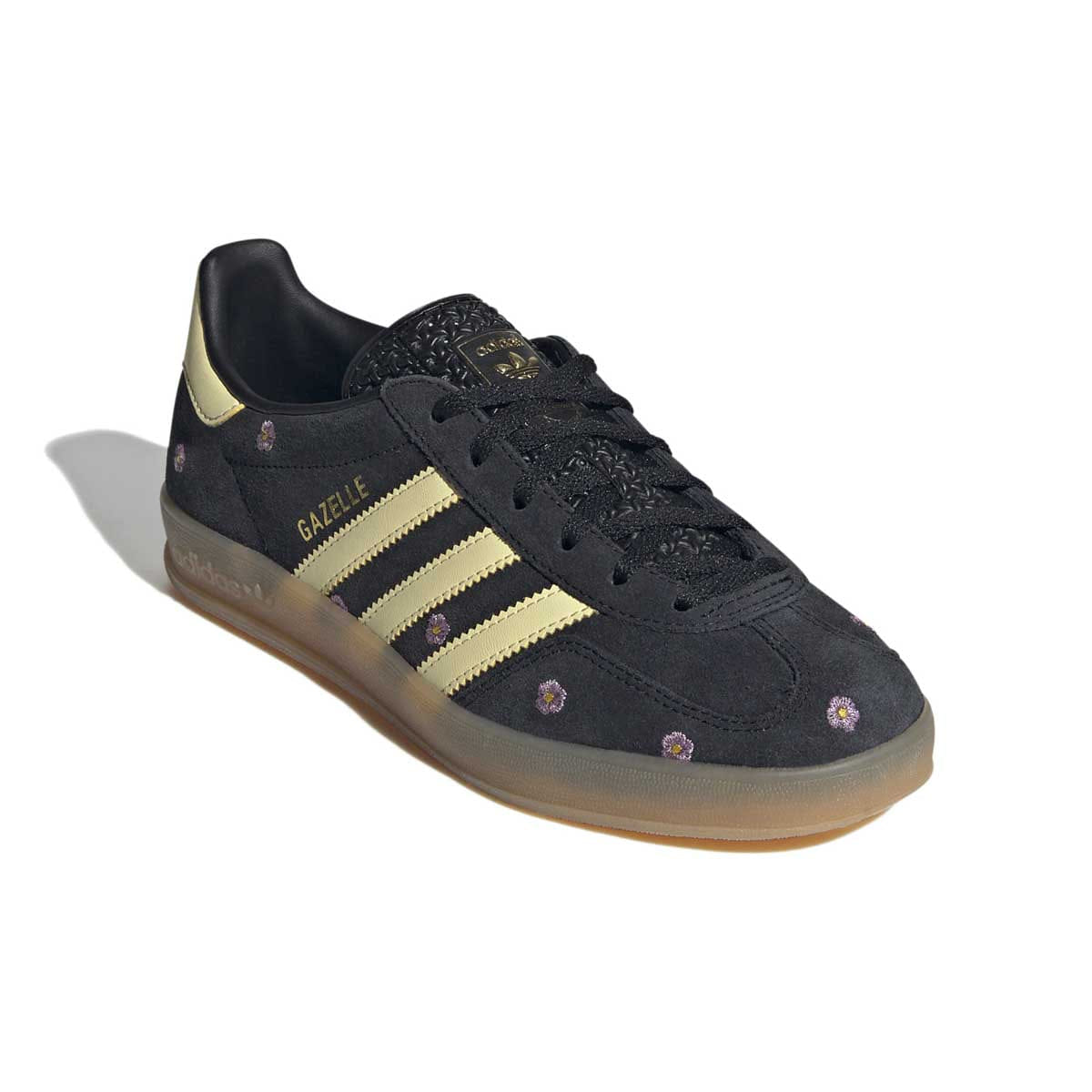 adidas Wmns Gazelle Indoor Black Almost Yellow