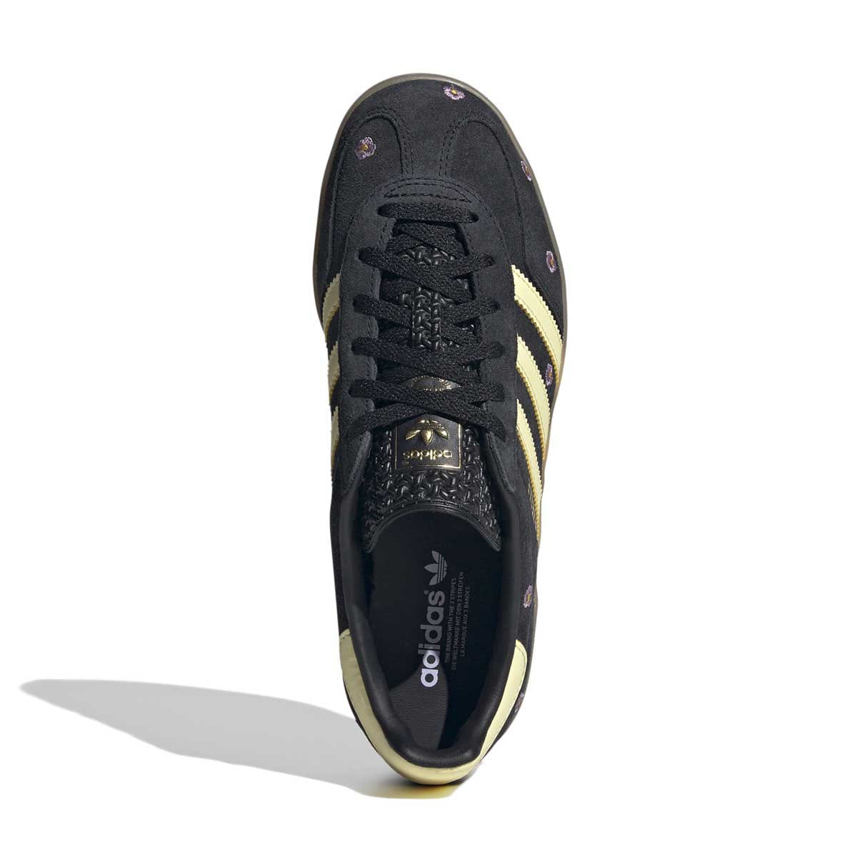 adidas Wmns Gazelle Indoor Black Almost Yellow