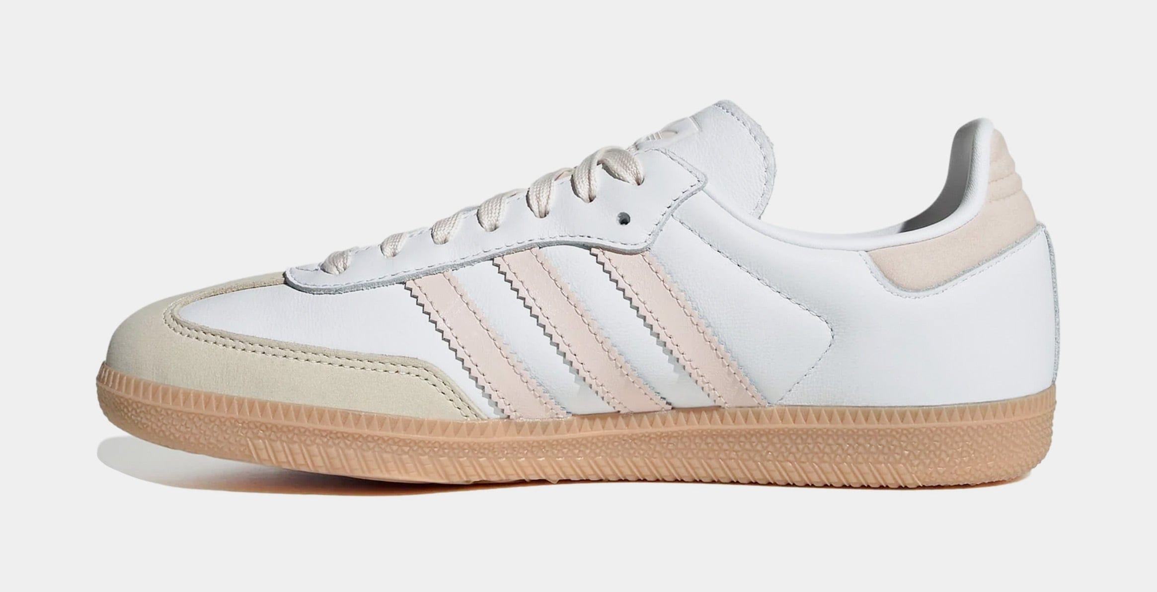 adidas Samba OG Womens Lifestyle Shoes (White/Pink/Gum)