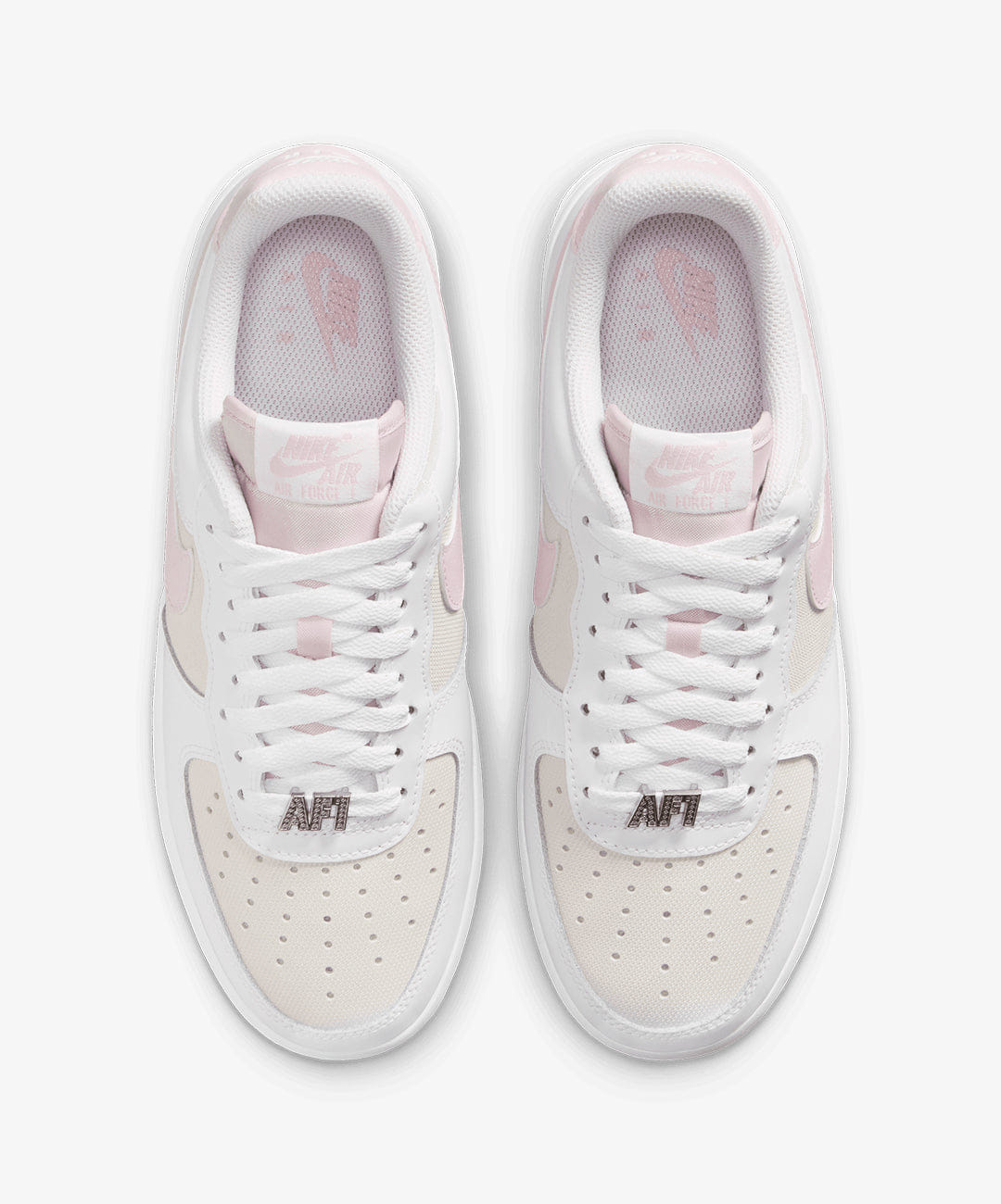 Nike | AIR FORCE 1 '07 SE { WHITE/BLEACHED LILAC - METALLIC SILVER