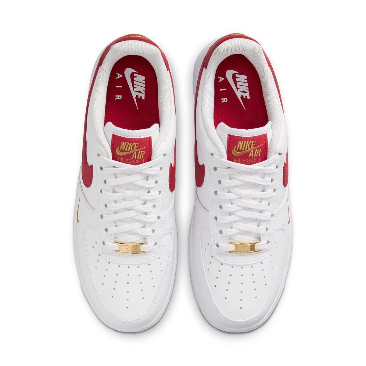 Nike Wmns Air Force 1 '07 Essential WHITE/GYM RED/GYM RED/WHITE