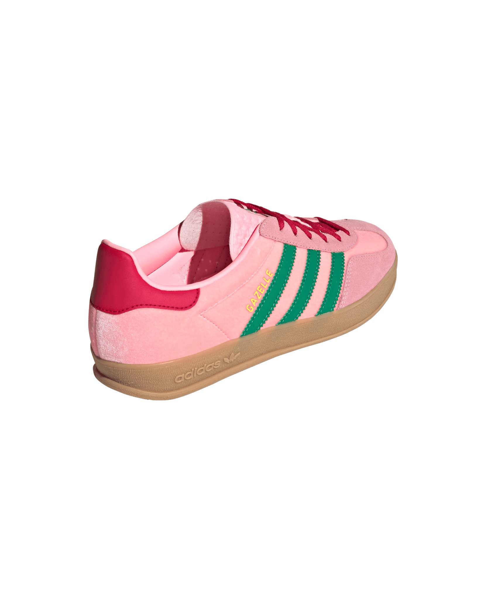 Adidas WMNS Gazelle Indoor (Court Green/Glow Pink/Gum)