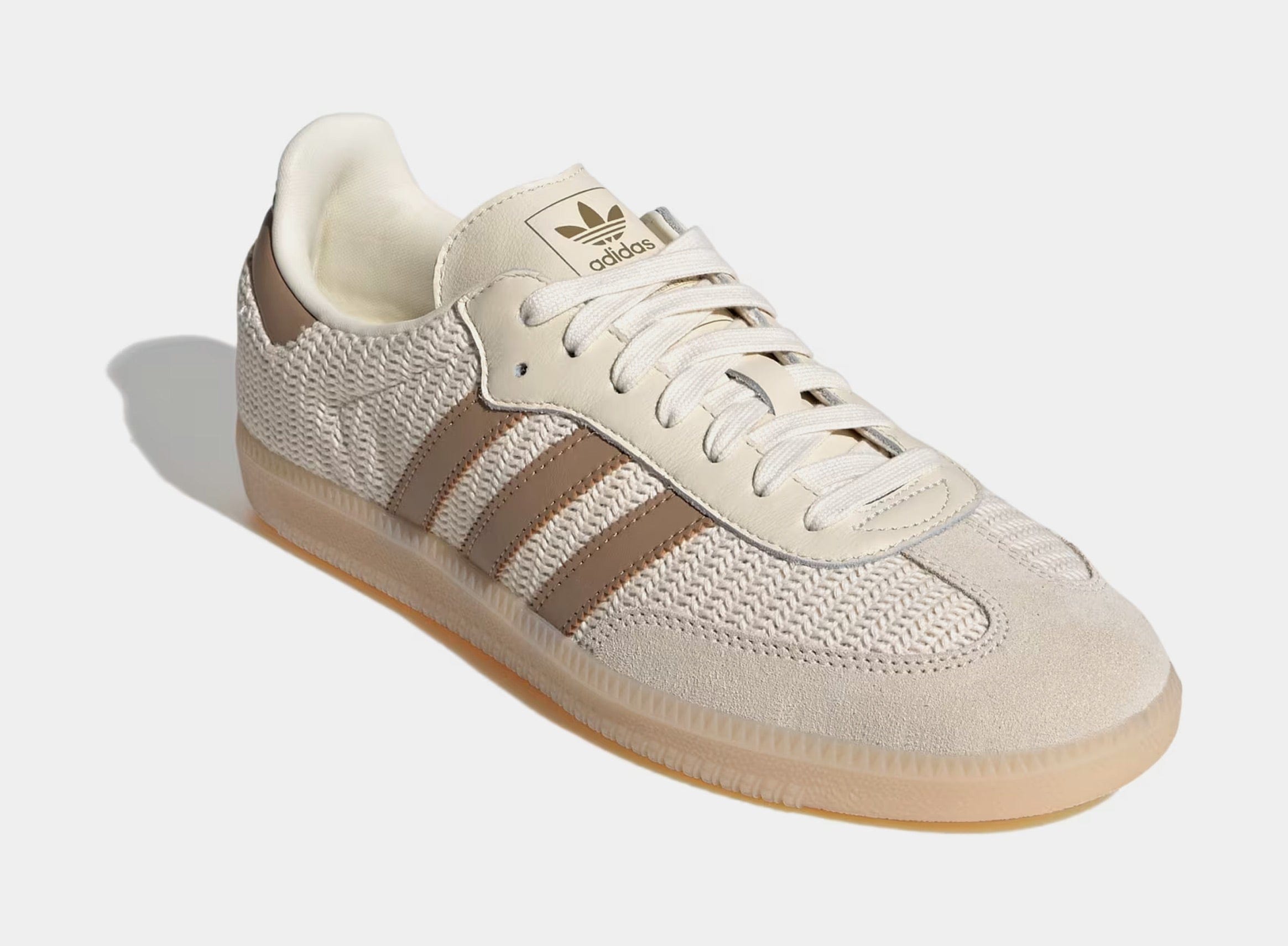 adidas Samba OG Mens Lifestyle Shoes (Cream White/Cardboard/Crystal Sand)