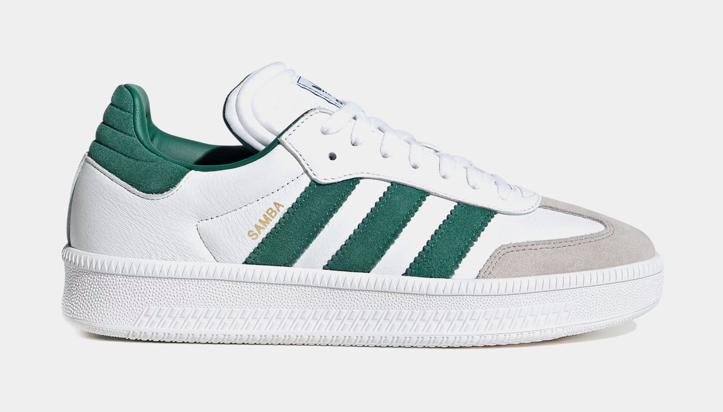 adidas Samba XLG Mens Lifestyle Shoes (Cloud White/Collegiate Gren)