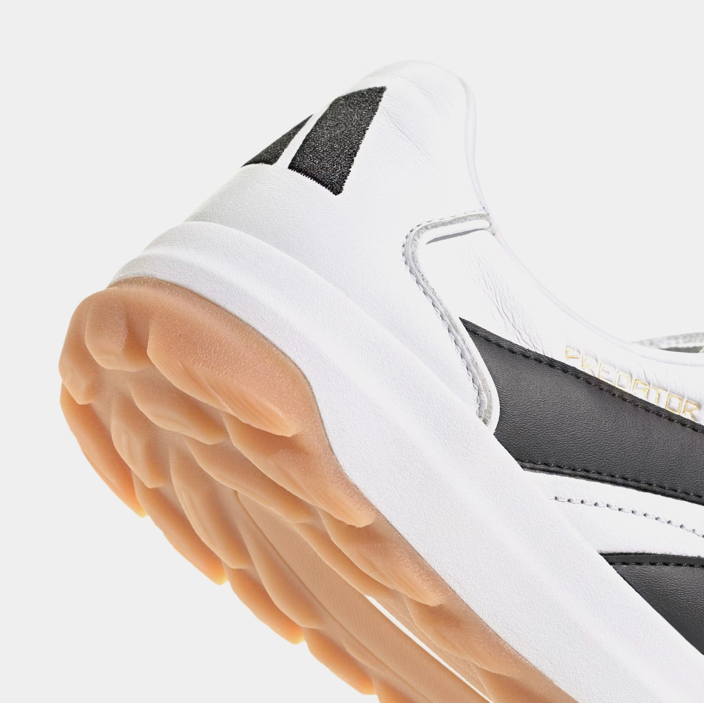 adidas Predator Turf Trainer Mens Lifestyle Shoes (Cloud White/Core Black/Gold Metallic)