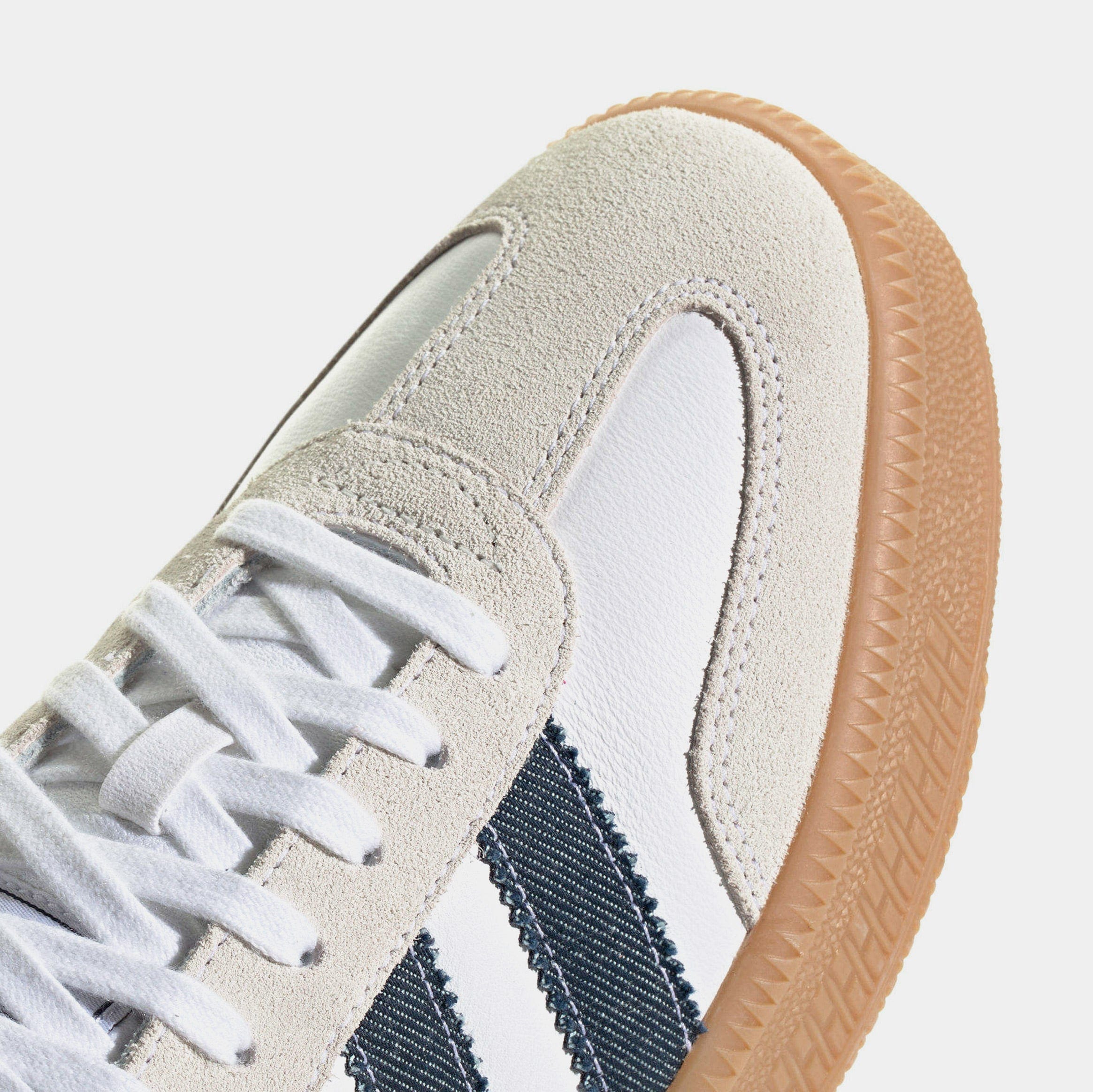 adidas Samba XLG Mens Lifestyle Shoes (White/Night Indigo/Gum)