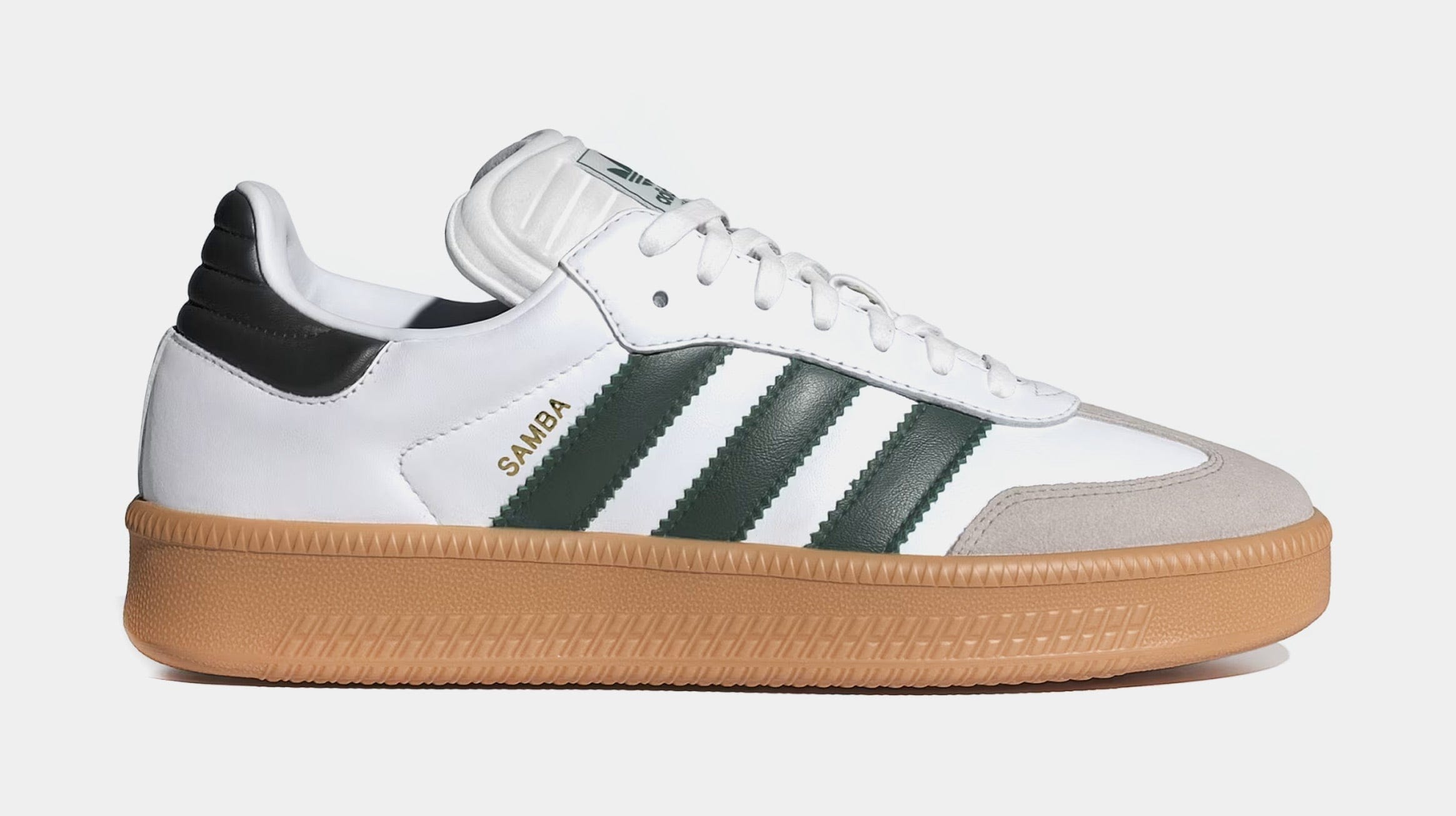 adidas Samba XLG Mens Lifestyle Shoes (White/Collegiate Green)