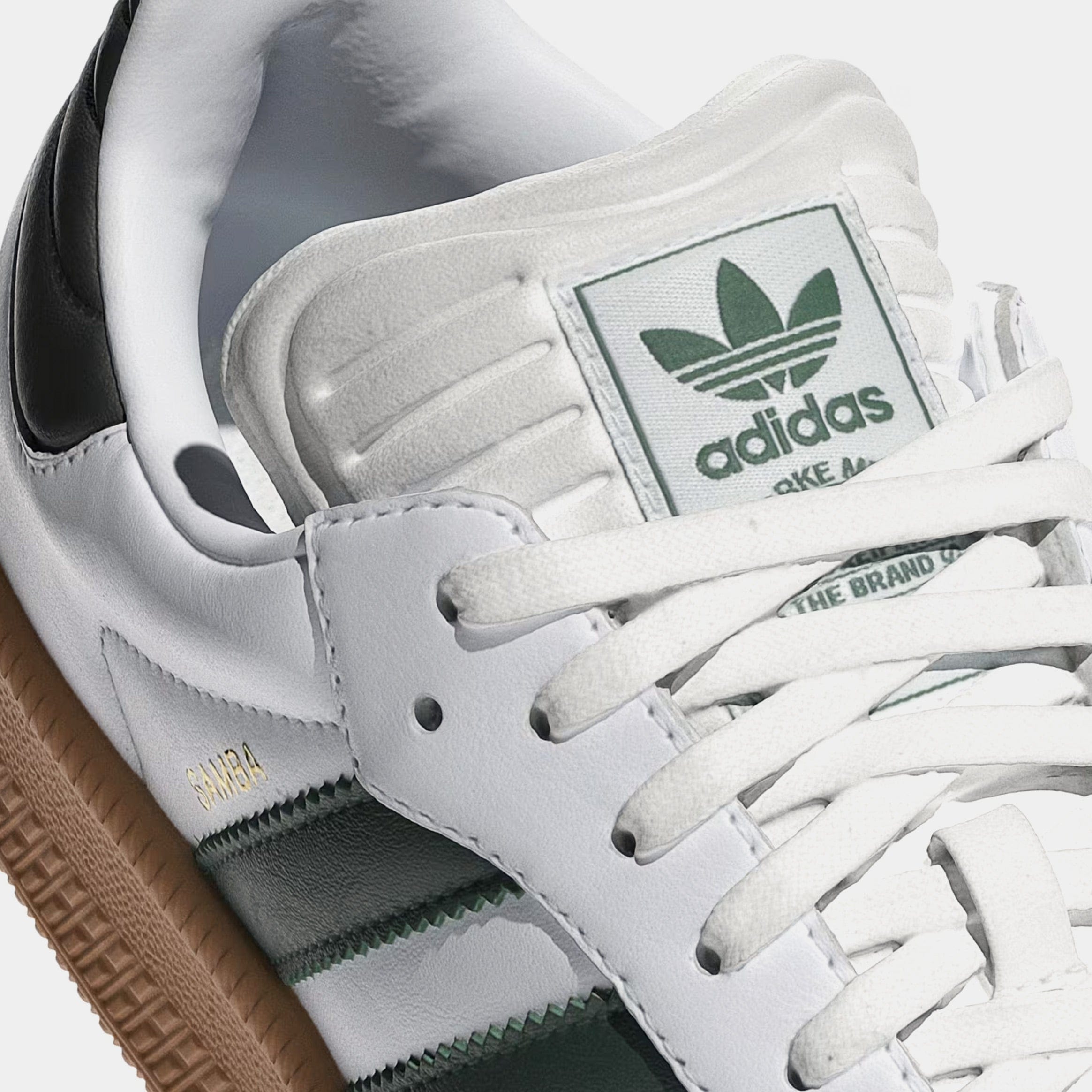 adidas Samba XLG Mens Lifestyle Shoes (White/Collegiate Green)