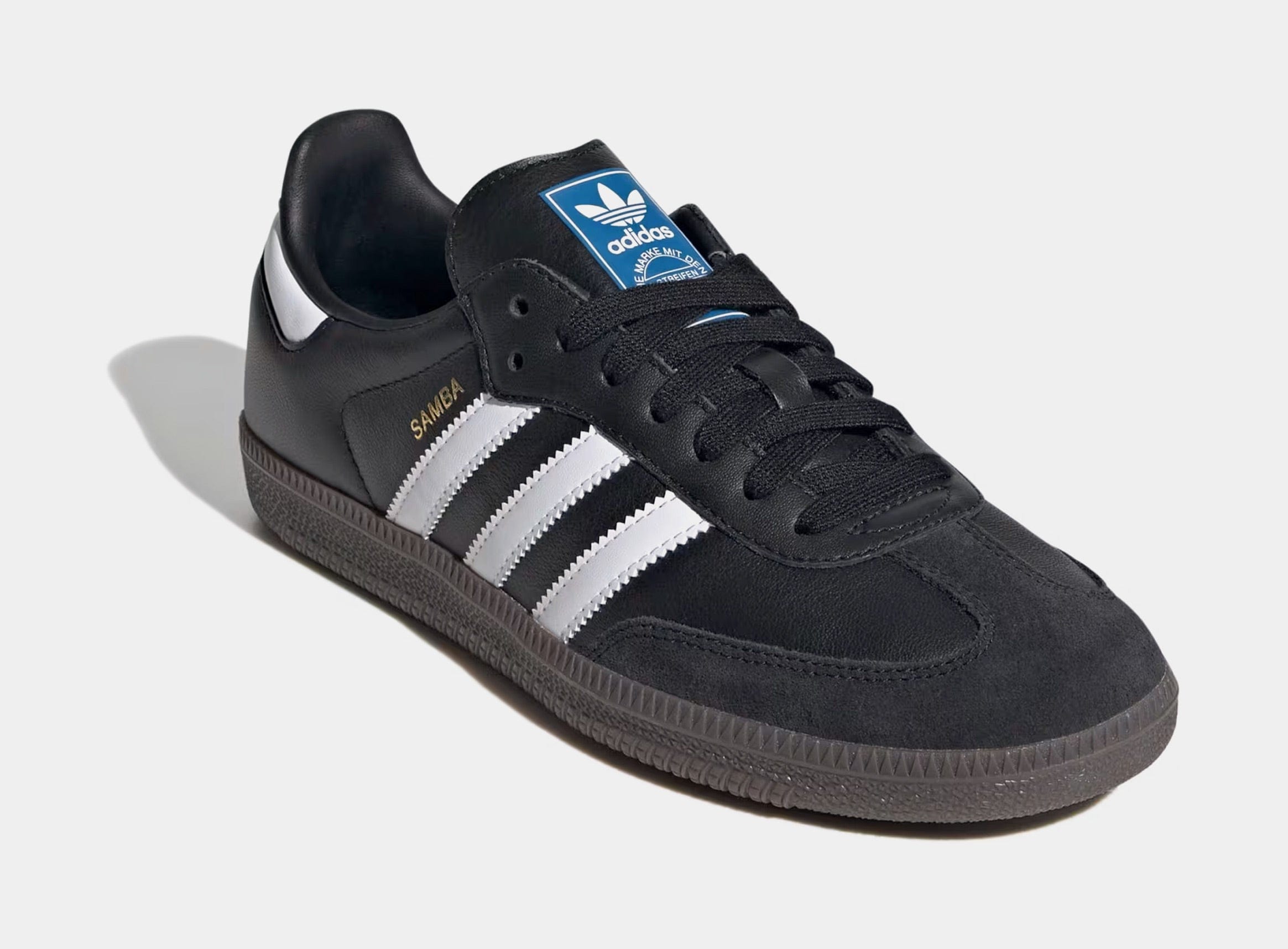 adidas Samba OG Womens Lifestyle Shoes (Core Black/Cloud White/Gum)