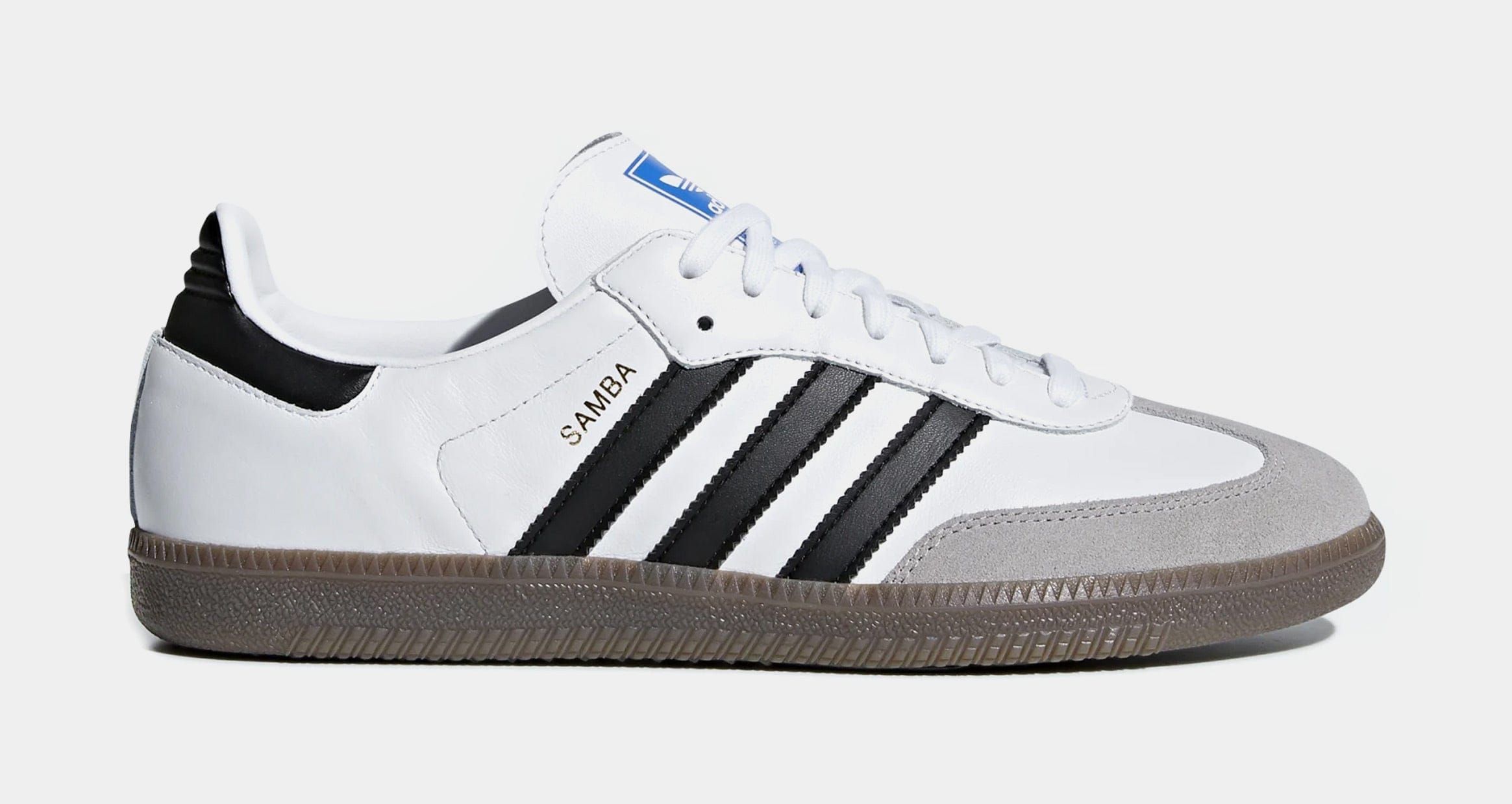 adidas Samba OG Mens Lifestyle Shoes (Cloud White/Core Black/Gum)