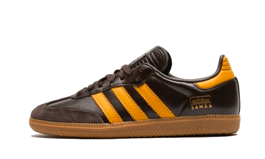 adidas Samba OG Dark Brown Yellow