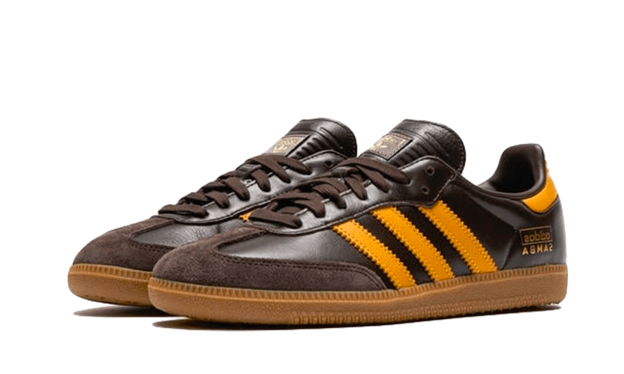 adidas Samba OG Dark Brown Yellow