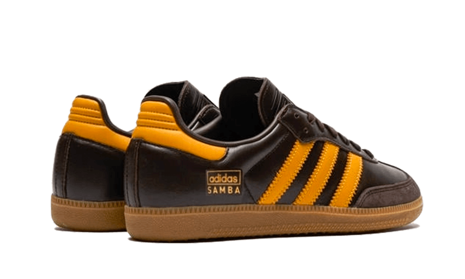 adidas Samba OG Dark Brown Yellow