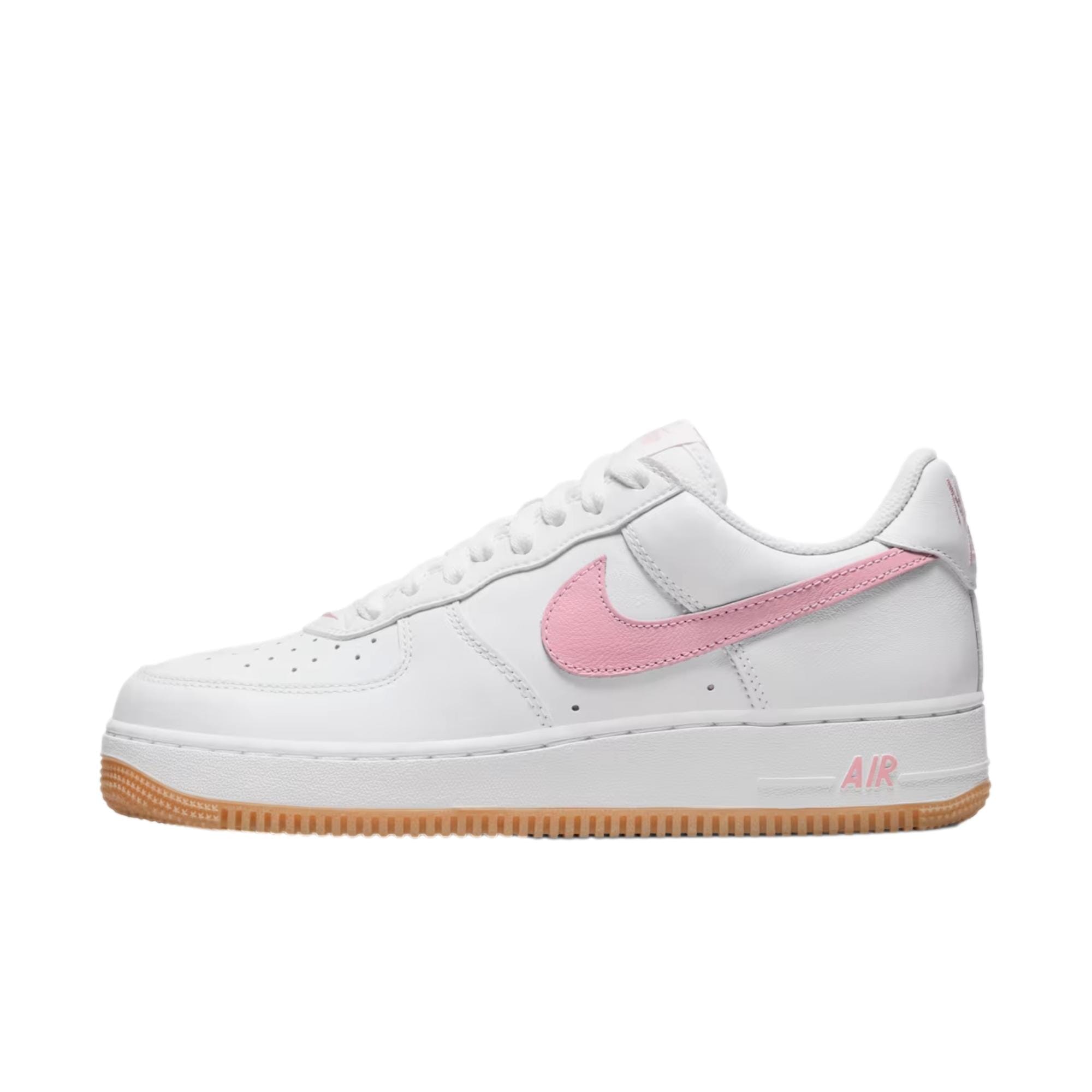 Nike Air Force 1 Low Retro White / Pink - Gum Yellow DM0576 - 101 Men's