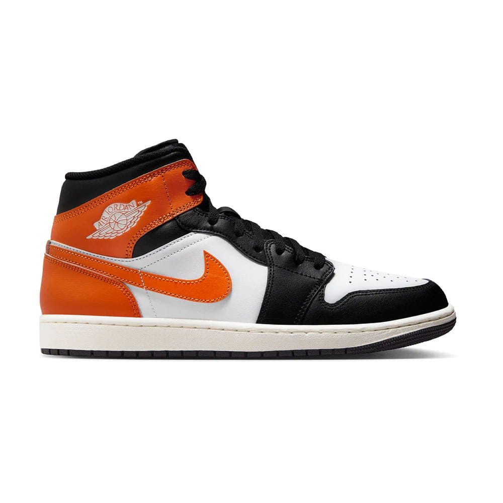 Nike Air Jordan 1 Mid Black Toe Starfish ( Instant Ship )