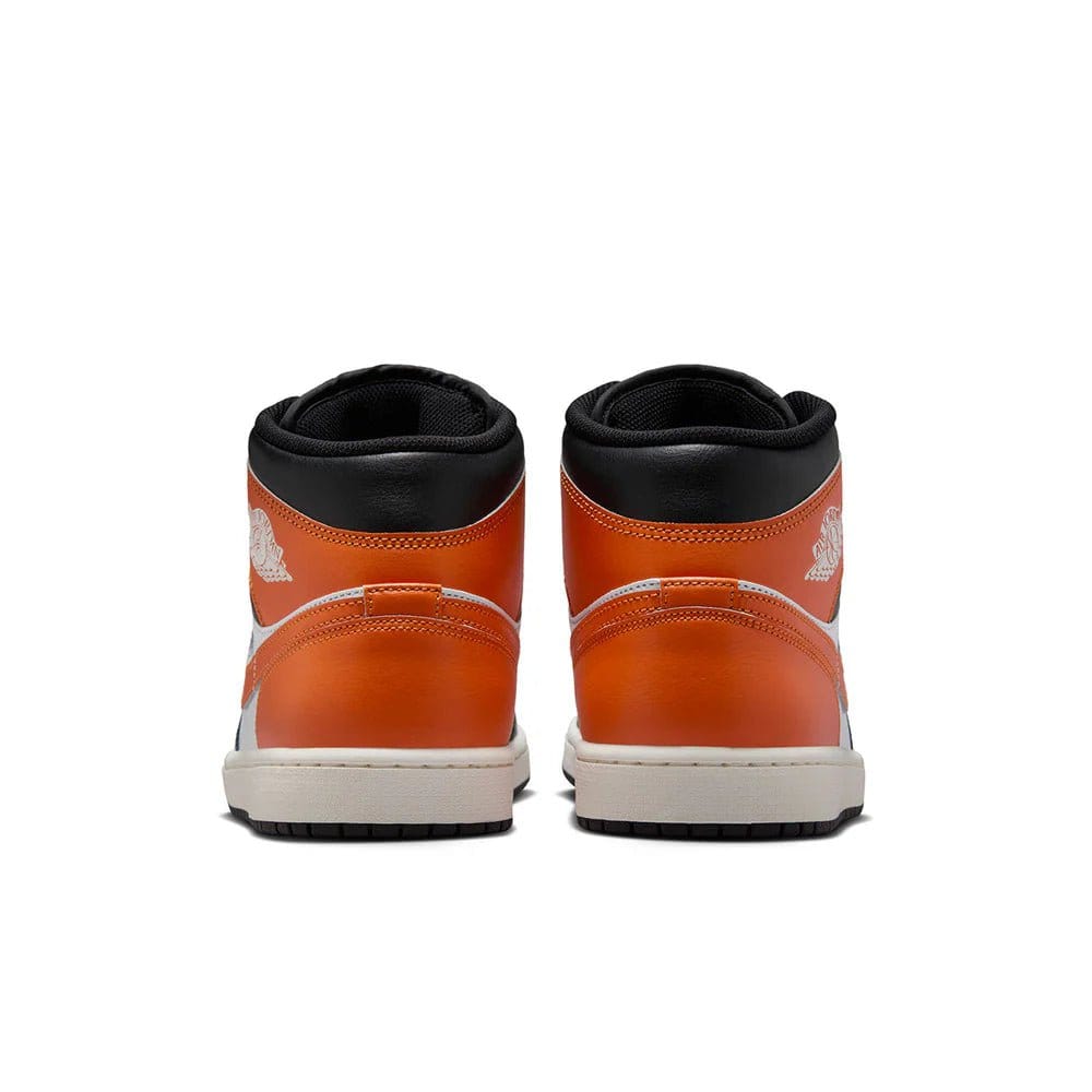 Nike Air Jordan 1 Mid Black Toe Starfish ( Instant Ship )