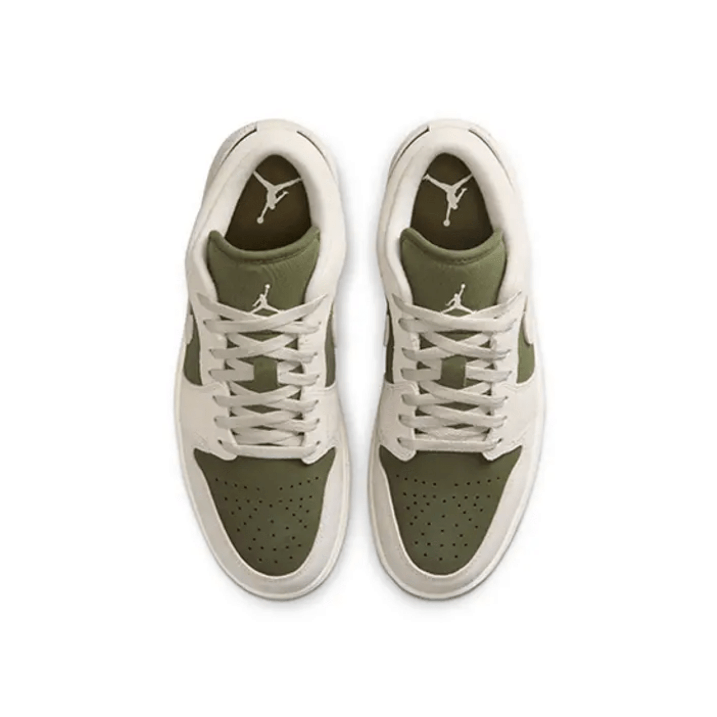 Nike Air Jordan 1 Low SE Medium Olive Sail (Instant ship)
