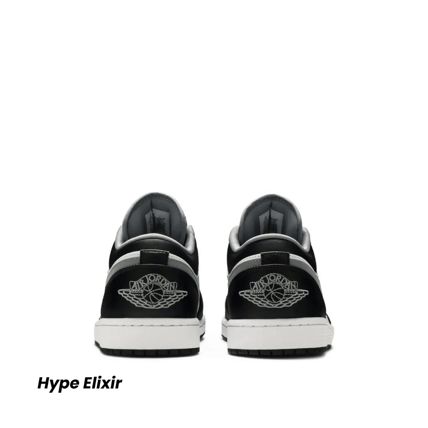 Nike Air Jordan 1 Low Black White Grey (Instant ship)