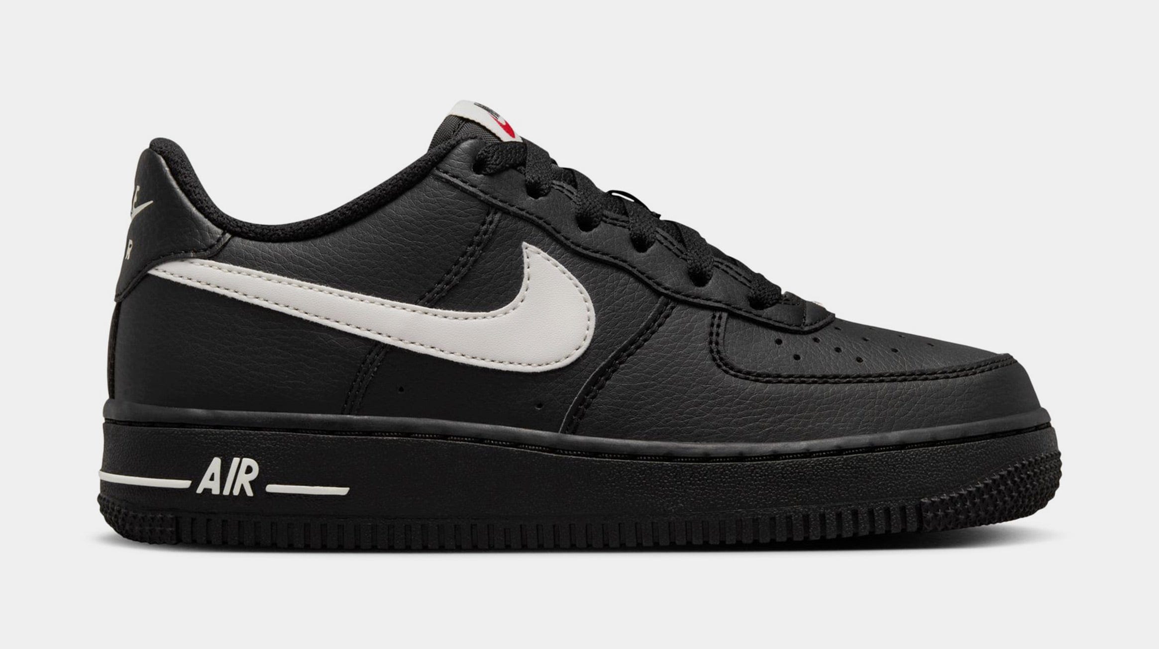 Nike Air Force 1 Low Grade School Lifestyle Shoes (Black/Phantom)