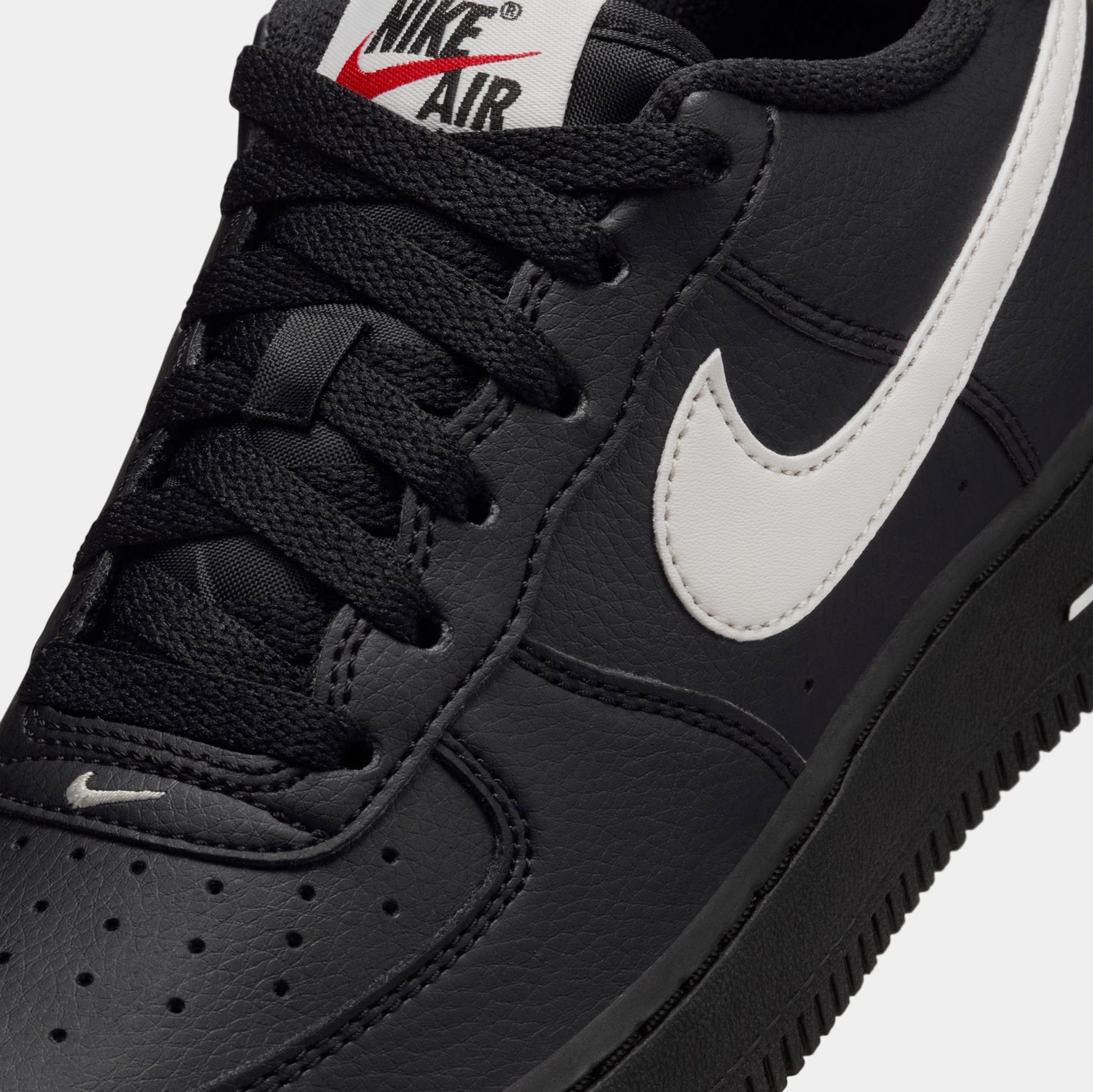 Nike Air Force 1 Low Grade School Lifestyle Shoes (Black/Phantom)