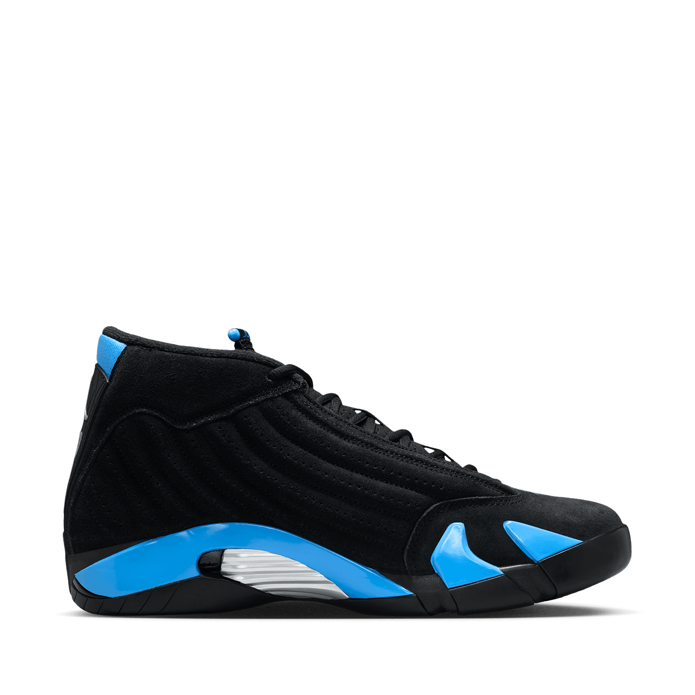 Air Jordan 14 Retro Black and University Blue