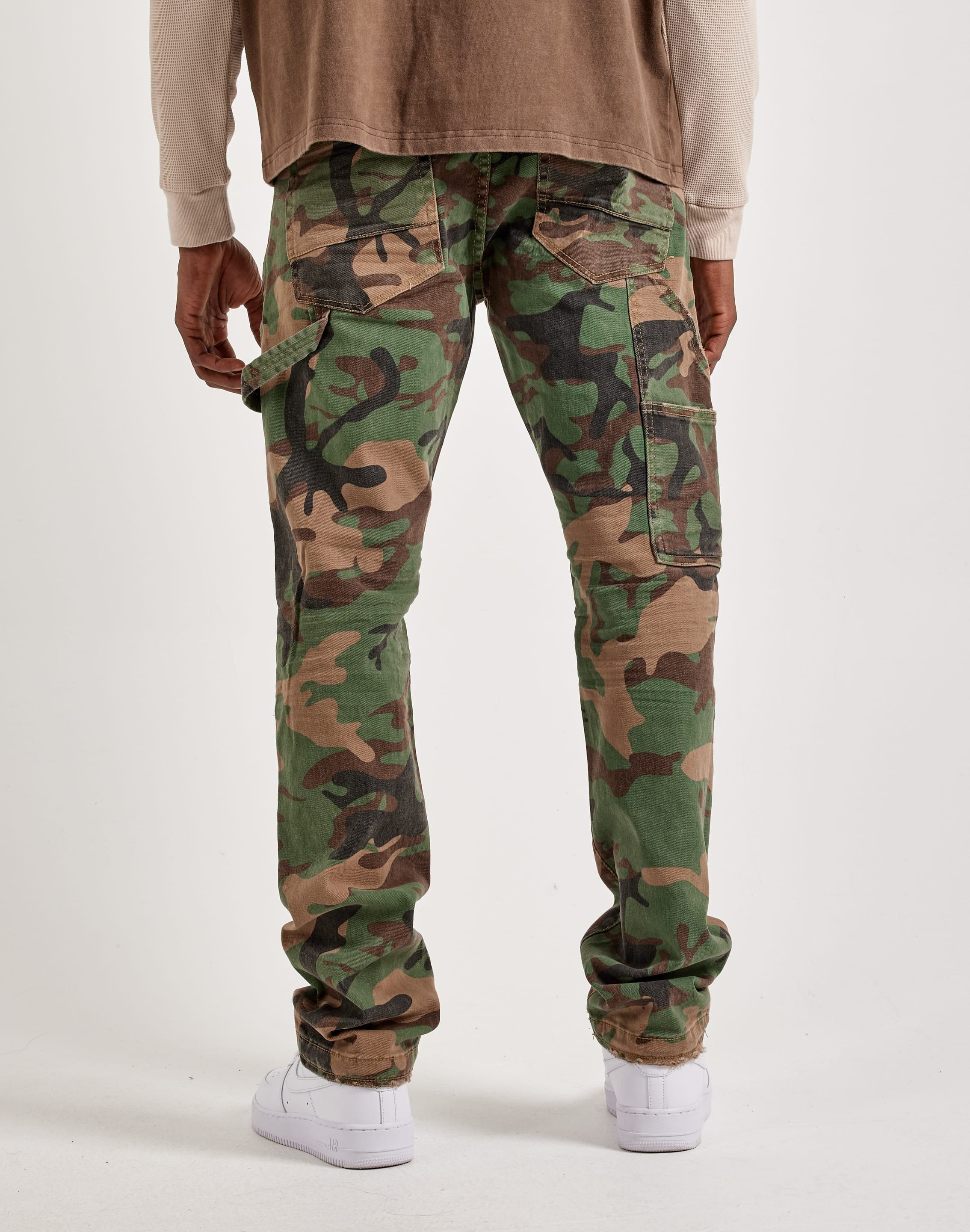 Air Jordan Jordan Craig Collins Distressed Carpenter Straight Pants