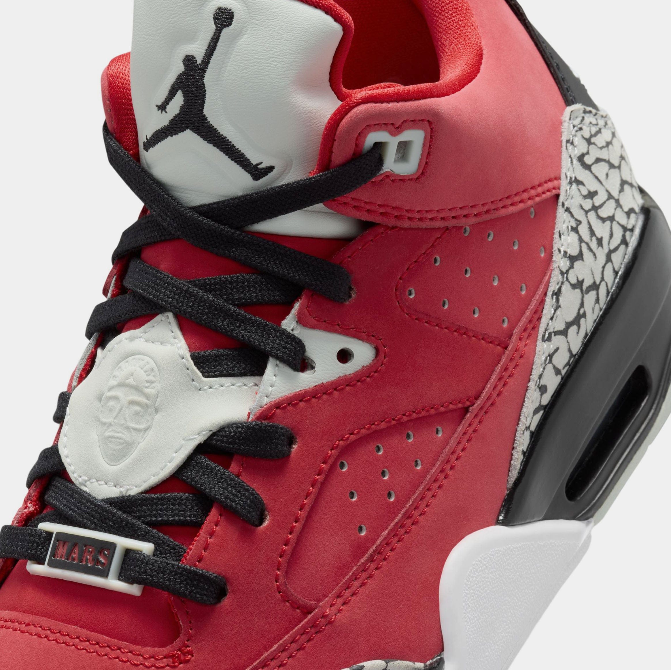 Air Jordan Son of Mars Low Grade School Lifestyle Shoes (Fire Red/Black/Grey Mist/White)