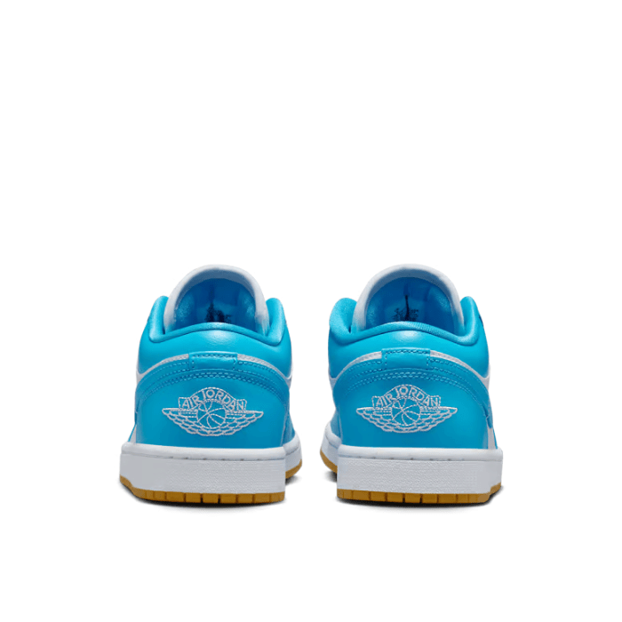 Air Jordan Jordan 1 Low White Gum Light Brown Dark Powder Blue (Women's)