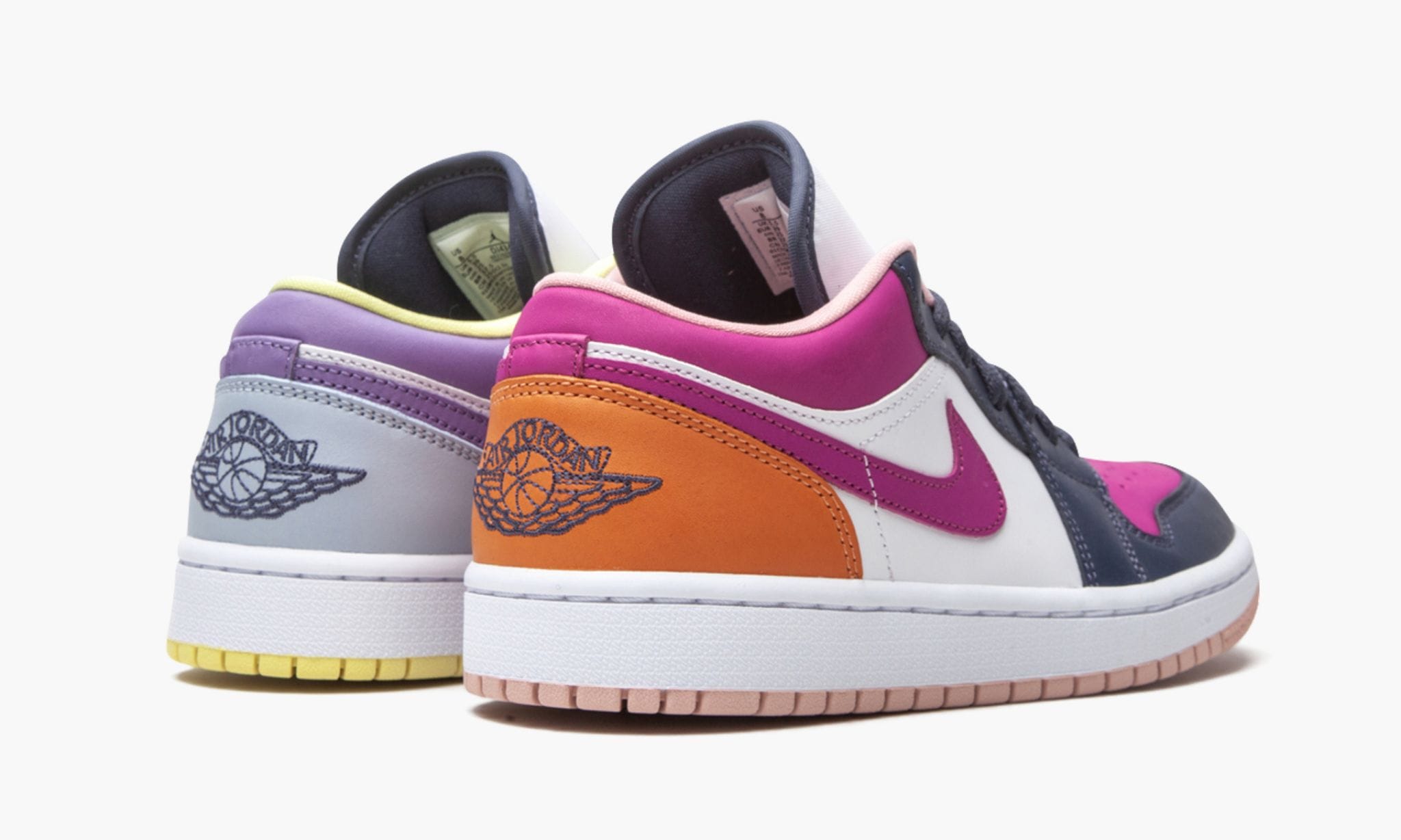 Air Jordan 1 Low Mismatched Purple Magenta (WMNS)